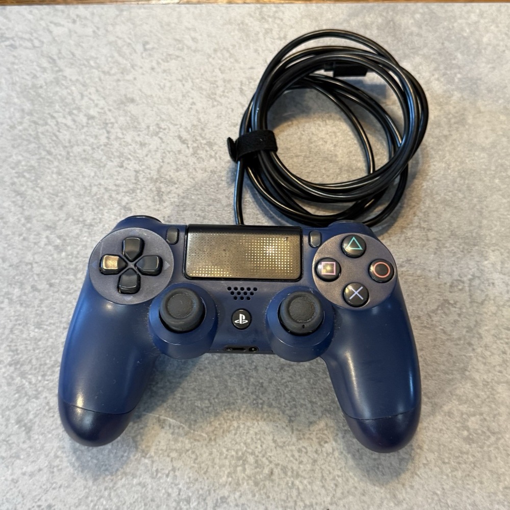 OEM Sony PS4 DualShock 4 Wireless Controller Blue OEM Tested No Drift, - READ!
